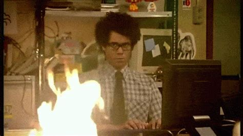 it gif|it crowd fire gif.